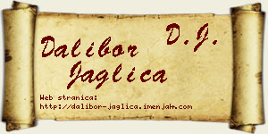 Dalibor Jaglica vizit kartica